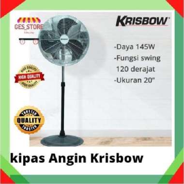 Kipas Angin/Kipas Angin Lantai Krisbow/kipas angin berdiri full besi