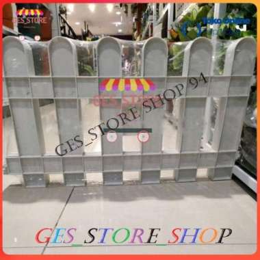 Pagar taman plastik set 4 PCs/Pagar tanaman hias