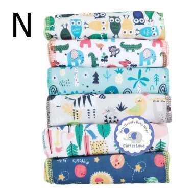 Carterlove Gurita Bayi Rekat Instan Motif N / Perekat PREMIUM [6 pcs]