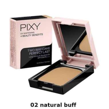 Pixy Two Way Cake Perfect Last (Tempat/Kaca) 02 Natural Buff