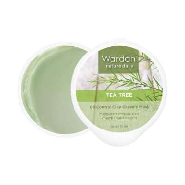 Wardah Nature Daily Capsule Mask 10ml Masker Wajah Wardah Tea Tree