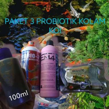 probiotik kolam koi /paket 3 probiotik tanpa kultur