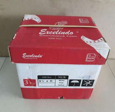 CONTINUOUS FORM EXCELINDO 3 PLY 9,5" X 11" NCR