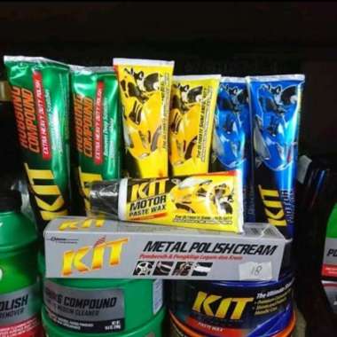 KIT ODOL ORIGINAL / KIT MOTOR PASTE WAX / KIT COMPOUND / KIT METALIC Kuning:ORIGINAL