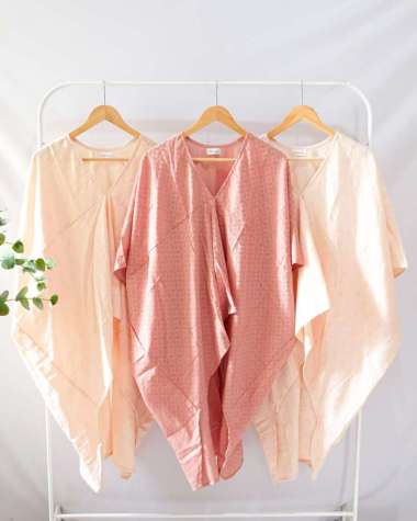 ATASAN TUNIK POLOS TUNIC WANITA KAFTAN TUNIK BATIK JUMBO ATASAN BIG SIZE BATIK WANITA PLUS SIZE DOBY