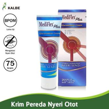 Mediflex Plus Cream 75 Gram Glucosamine Krim Untuk Membantu Mengurangi Nyeri Otot dan Nyeri Sendi Or
