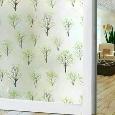 Kyk Sunblast Motif Pohon Hijau Wallpaper Stiker Kaca 45 Cm X 100 M