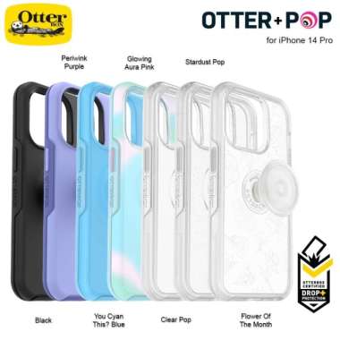 Casing iPhone 14 Pro OtterBox + Pop Symmetry Case Clear