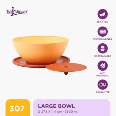 Mangok Saji Twin Tulipware Large Bowl (3500 ml) Queen
