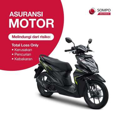 SOMPO Insurance for [ Ready ] - Honda New BeAT eSP FI Sporty CBS Sepeda Motor [VIN 2020- OTR Jabodet