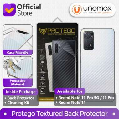 Back Protector Xiaomi Redmi Note 11 / Pro / 11 Pro 5G Protego - Carbon Clear Xiaomi Redmi Note 11