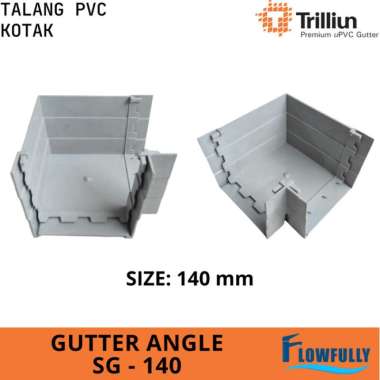 BELOKAN TALANG SG 140 TRILLIUN KOTAK SQUARE GUTTER ANGLE SIKU
