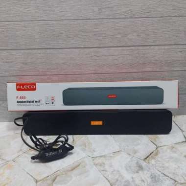 Speaker Multimedia Fleco USB Micro Sd- Speaker Soundbar Komputer Fleco F-550