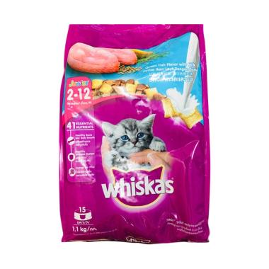 Whiskas Junior Makanan Kucing Kering [1.1 kg]