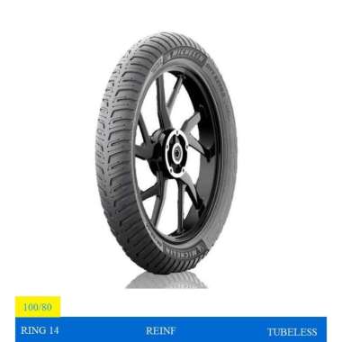 Michelin Ban Motor City Extra 100/80 Ring 14 - Ban Tubles