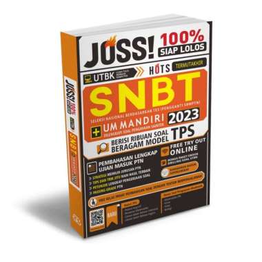 Buku SBMPTN 2023, JOSS Siap Lolos UTBK SNBT+UM Mandiri 2023 Soal Pengayaan - SAINTEK, Buku SNBT 2023
