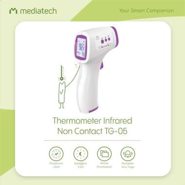 Mediatech TG-05 Thermometer Gun Infrared - Alat Pengukur Suhu Non-Kontak dengan Akurasi ±0.2°C