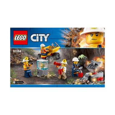 LEGO 60184 City Mining Team Blocks & Stacking Toys [Manual Book Only]