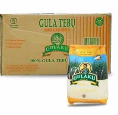 Gula Pasir Gulaku Putih/Kuning. 1dus = 24 bks