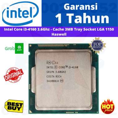Intel Core I3 4160 Tray + Fan silver