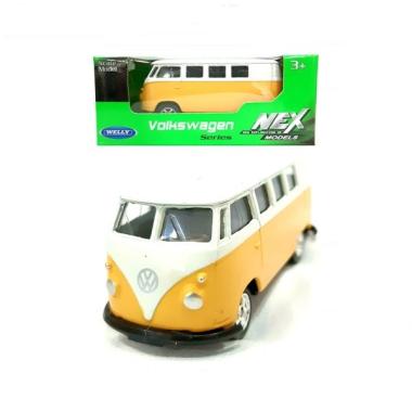 Welly 52221W 1963 Volkswagen T1 Bus Diecast - White Yellow [1:60]