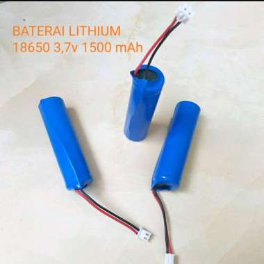 baterai batre cas 18650 plus soket - baterai cas 18650 3,7v 1500 mAh