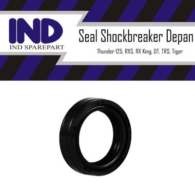 IND Onderdil Seal Shockbreaker Depan RX King-Thunder 125-Tiger-RXS-RXK-DT-TRS HItam