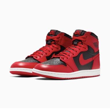 NIKE Air Jordan 1 Retro High 85 Varsity Red Sepatu Sneakers Pria 9 MERAH