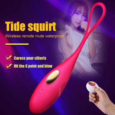 Magic Mirror Wireless Remote Control Vibrating Silicone Bullet Egg Vibrators USB Rechargeable Massag