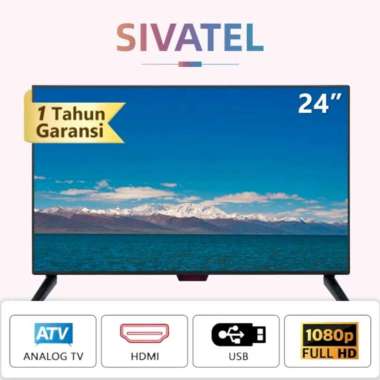SIVATEL LED TV LAYAR KOMPUTER 24 INCH HD GAMING MONITOR MURAH
