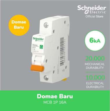 Schneider DOMAE MCB 16A 1P - DOMF01116