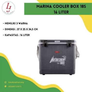 Marina Cooler Box 18s Cooler Box Es 16lt Kulkas Mini Lion Star Merah