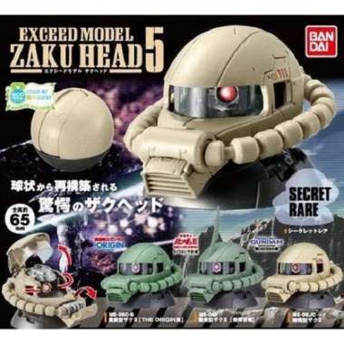 Exceed Model Zaku Head 5 Asst mainan anak random
