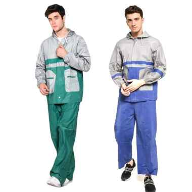 Elmondo Jas Hujan Setelan New Kombinasi Elmondo Jaket Celana 905 Semua Ukuran Green Savana