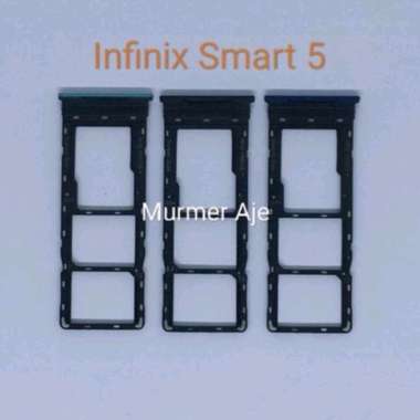 Sim Card Tray Slot Tempat Kartu Sim Lock Infinix Smart 5 Blue