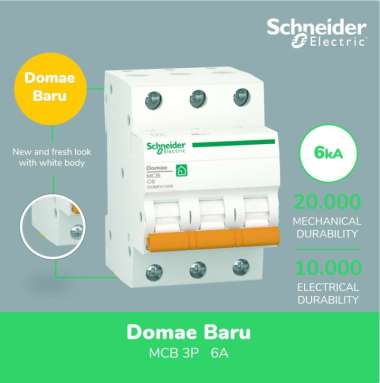 Schneider DOMAE MCB 06A 3P - DOMF01306