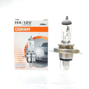 Bohlam Depan Osram Bilux H4 Mobil 2 Pcs (ORIGINAL OSRAM) 60/55W 12V TERBAIK Multicolor