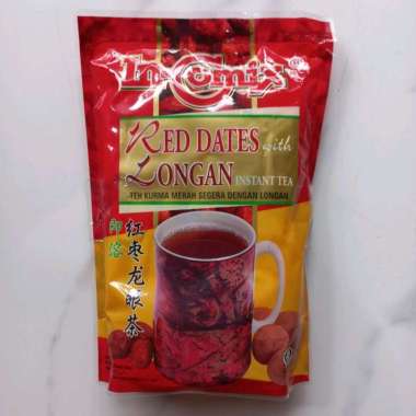 In- comix Red Dates with Longan Instant tea/ teh kurma merah dgn Longan
