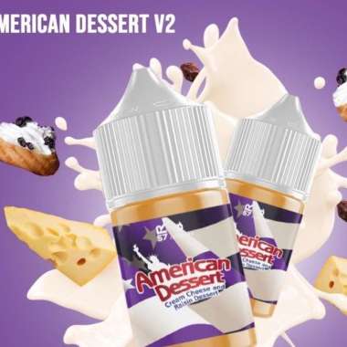 American Dessert V2 3mg Cream Cheese Raisin 6mg 60ml R57 Kismis 6mg