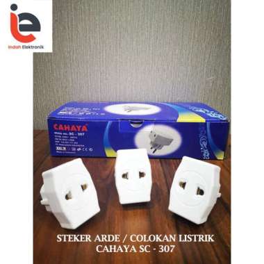 STEKER ARDE / COLOKAN LISTRIK CAHAYA SC - 307 PER SATUAN