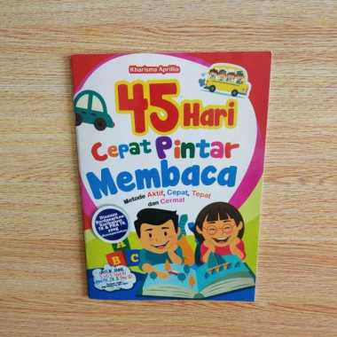 Buku Anak Paud TK 45 Hari Cepat Pintar Membaca - Sandro, belajar baca