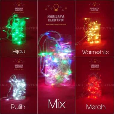 LAMPU NATAL LED 10 M LAMPU TUMBLR HIAS DEKORASI KAMAR TIDUR AESTHETIC Kuning