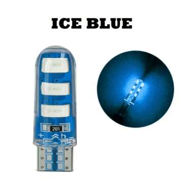 LAMPU LED SIGN SEIN KABIN KOTA T10 GEL JELLY SILICA HIGH QUALITY SUPER BRIGHT 5630 6 TITIK MATA STILL STROBO FLASH STANDBY CRYSTAL MOBIL MOTOR VARIASI