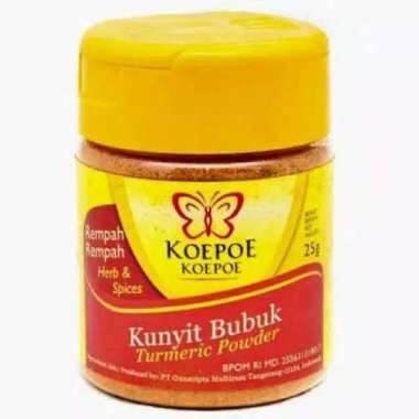 kunyit bubuk 25gram cap koepoe koepoe