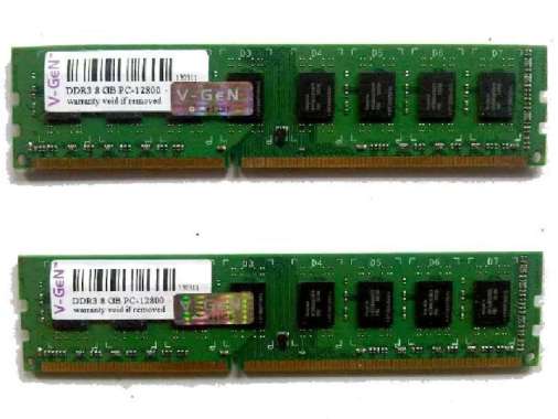 NEW Memory /Ram LongDimn VGen DDR3 8GB PC12800 /pc1600 untuk PC