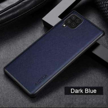 CASE SAMSUNG A22 4G CASING SLIM JEANS LEATHER AIORIA ORIGINAL Biru
