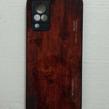 CASE VIVO V21 5G CASE SERBUK KAYU PREMIUM CASE GLASS 1