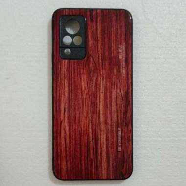 CASE VIVO V21 5G CASE SERBUK KAYU PREMIUM CASE GLASS 5