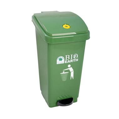 Jual Green Leaf 2160 Injak Bio Dustbin Tempat Sampah Hijau 50