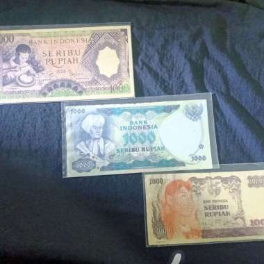 uang kuno 1000 rupiah 3 generasi